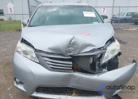 2013 Toyota Sienna Xle V6 8 Passenger from USA, damaged, VIN 5TDYK3DC6DS398823